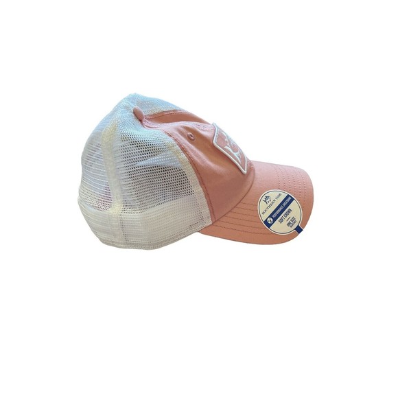 Southern Tide Patch Logo Sunfarer Trucker Style Hat Peach Adjustable OSFM New - Picture 4 of 7